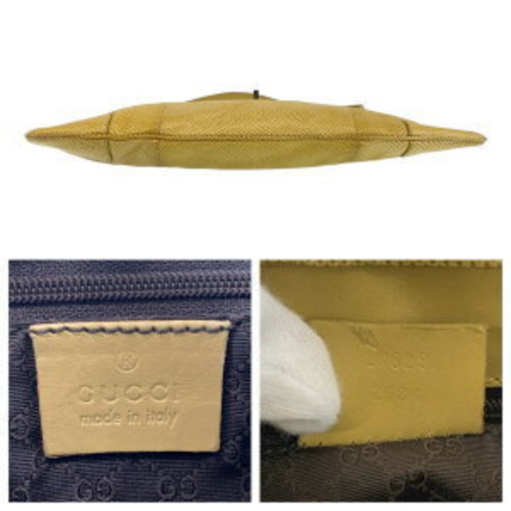 Gucci Jackie Beige Python Shoulder Bag - image 7